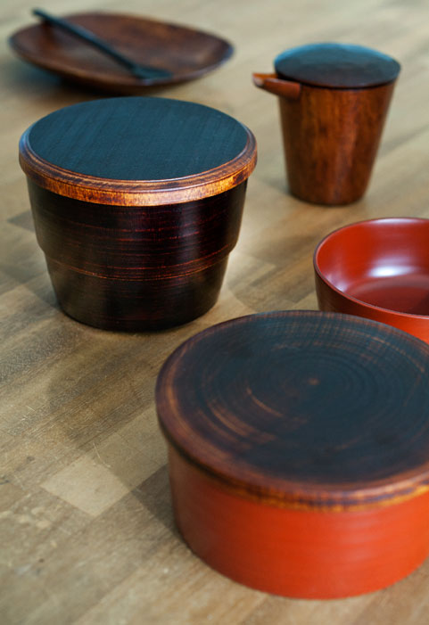 Lacquerware by Tomoyoshi Miyashita