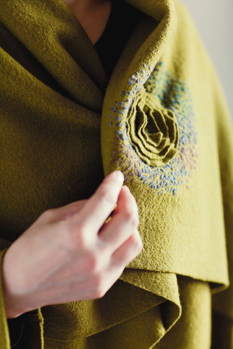 Jurgen Lehl 2011 winter: Coat Made of Wool Felt