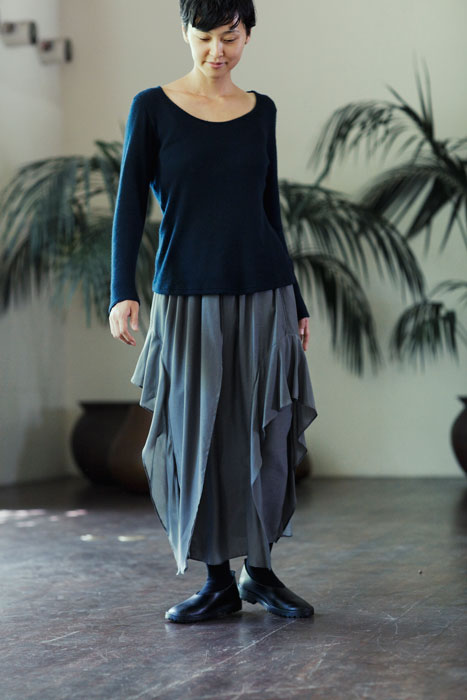 Jurgen Lehl 2011 winter: blouse and skirt made of silk and rayon