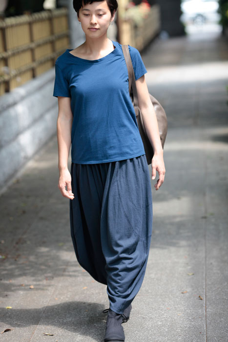 Cotton and Linen Trousers and T-shirt