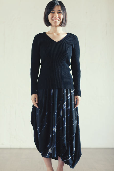 Jurgen Lehl 2012 spring: Clamp Dyed Skirt