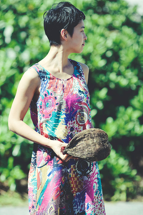 ヨーガンレール 2012 夏: らくがきプリントのドレス