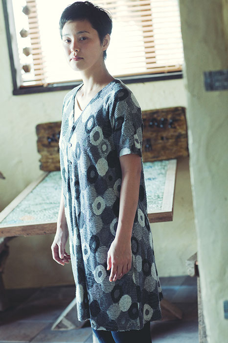 ヨーガンレール 2012 夏: コットンパイルの水玉ドレス